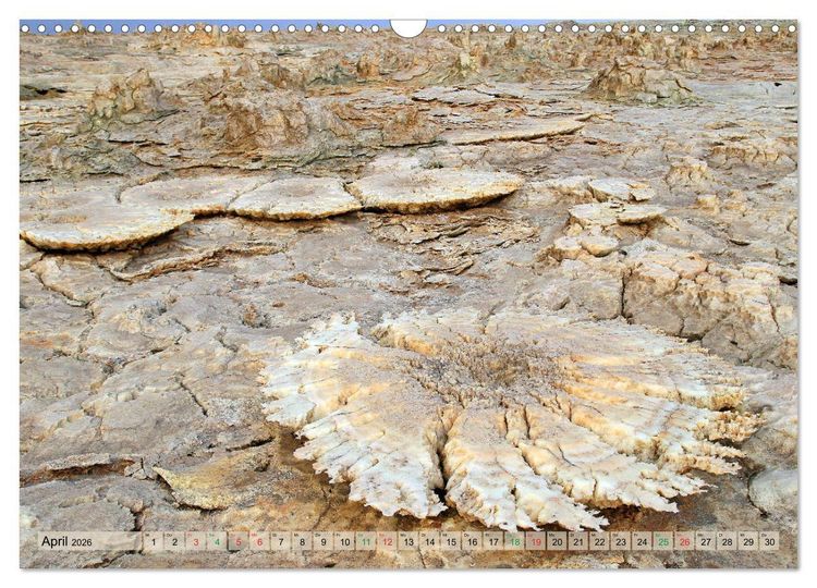 Produktbild: Vulkane &Auml;thiopiens - Erta Ale und Dallol (Wandkalender 2026 DIN A3 quer), CALVENDO Monatskalender