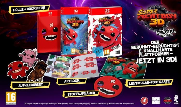 Produktbild: Super Meat Boy 3D (Special Edition)