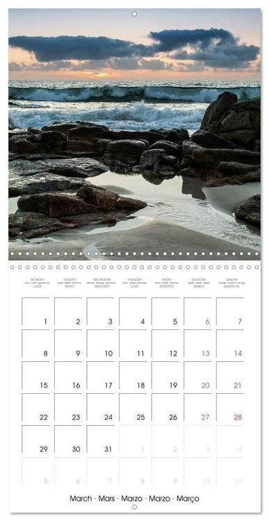 Produktbild: Bretagne Paysages c&ocirc;tiers (Calendrier mural carr&eacute; 2027 30x30 cm) Calendrier double avec une page pour vos prises de notes