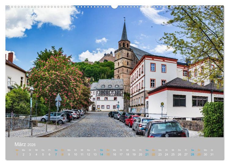 Produktbild: Kulmbach - zu F&uuml;&szlig;en der Plassenburg (Wandkalender 2026 DIN A2 quer), CALVENDO Monatskalender