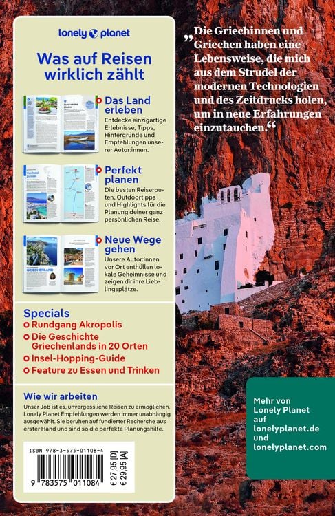 Produktbild: LONELY PLANET Reiseführer Griechenland