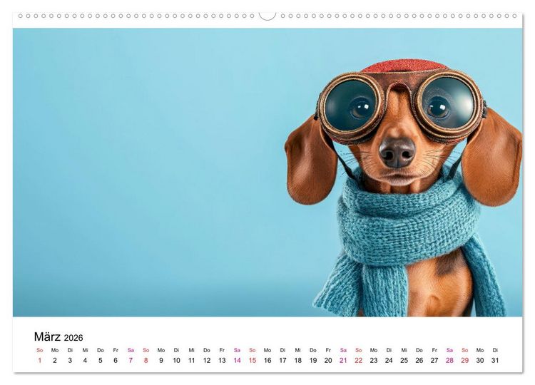 Produktbild: Kreativ Kalender - Tiere & eigene Ideen (Wandkalender 2026 DIN A2 quer), CALVENDO Monatskalender