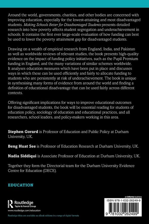 Produktbild: Making Schools Better for Disadvantaged Students