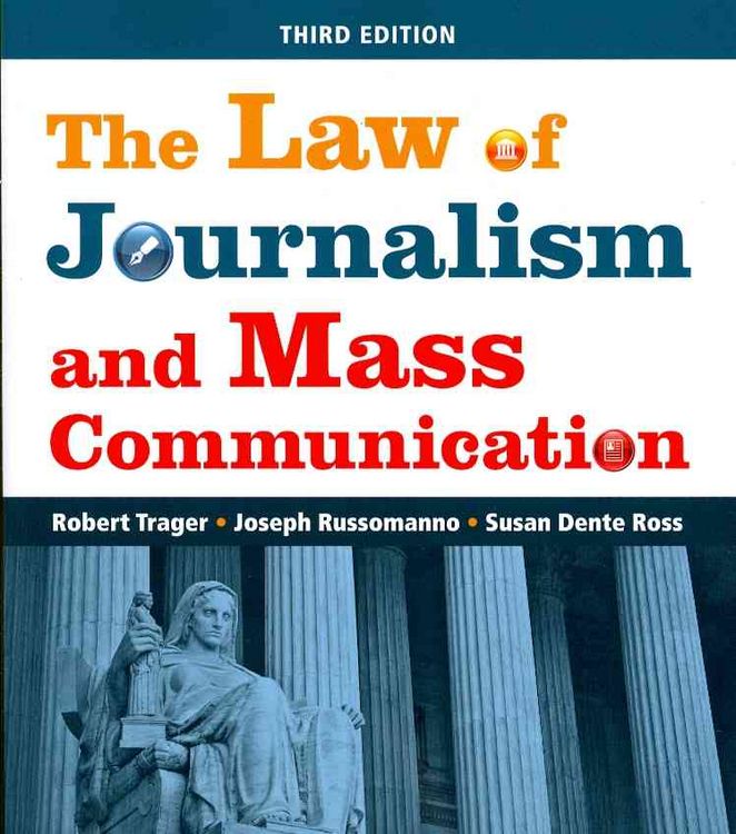 Produktbild: Trager, R: Law of Journalism and Mass Communication