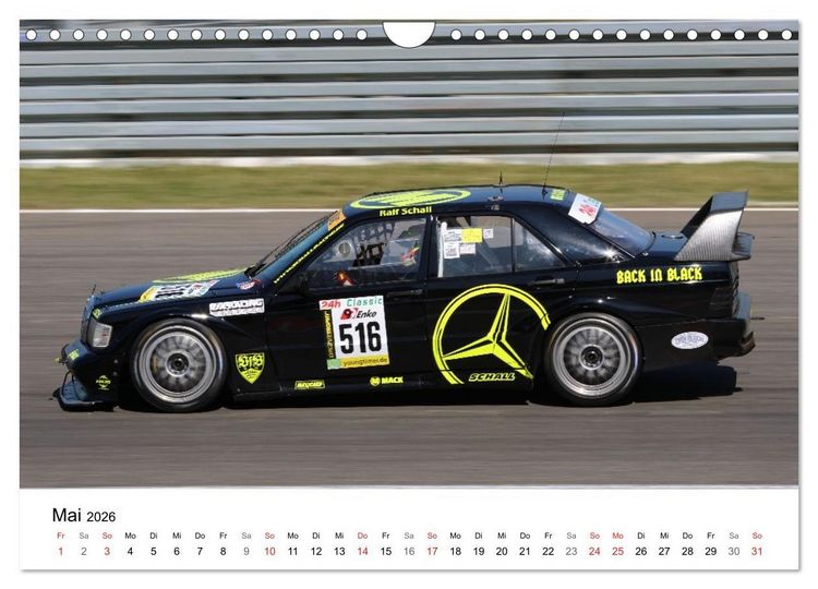 Produktbild: Motorsport in Deutschland (Wandkalender 2026 DIN A4 quer), CALVENDO Monatskalender