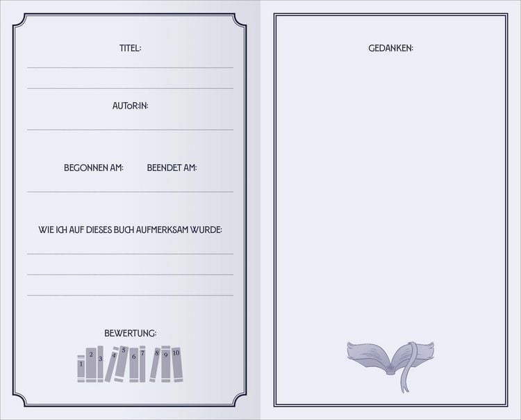 Produktbild: Mein B&uuml;chertagebuch