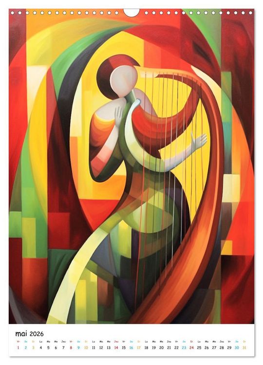 Produktbild: Ballade symphonique (Calendrier mural 2026 DIN A3 horizontal), CALVENDO calendrier mensuel