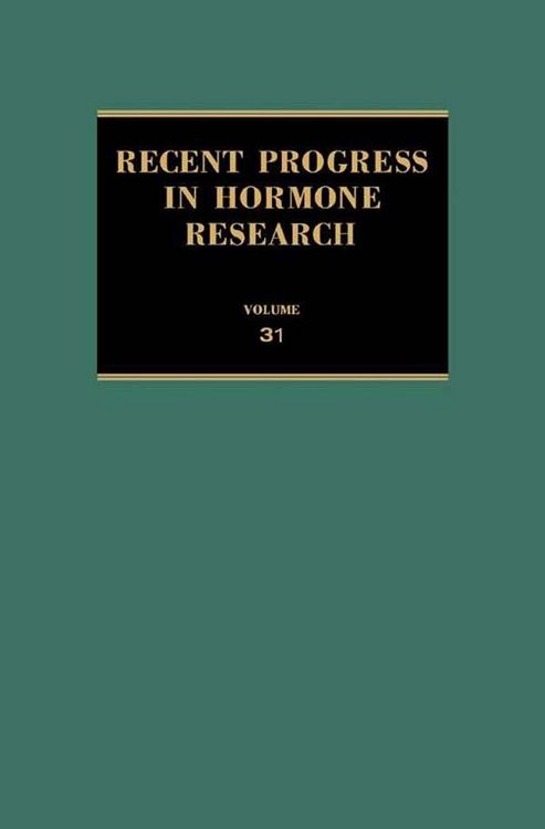 Produktbild: Recent Progress in Hormone Research