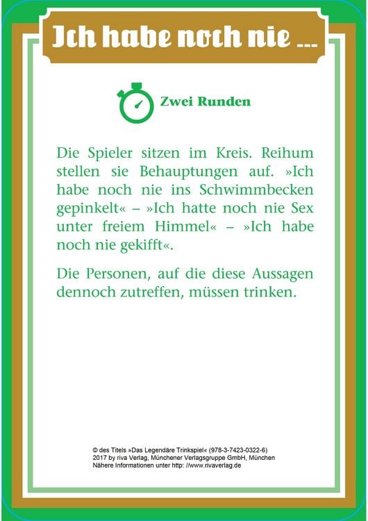 Produktbild: Das legend&auml;re Trinkspiel