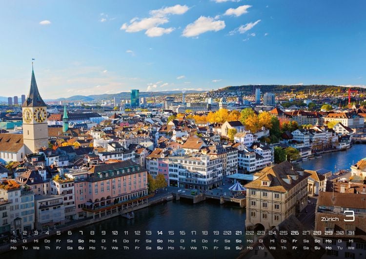 Produktbild: Schweiz - 2027 - Kalender DIN A2