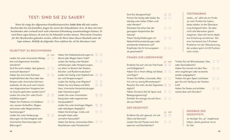 Produktbild: S&auml;ure-Basen-Balance