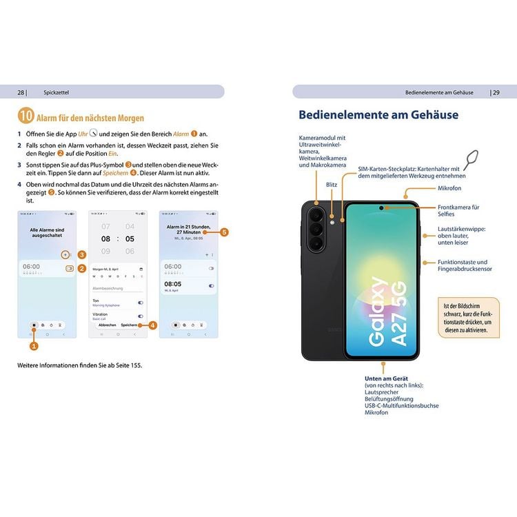 Produktbild: Samsung Galaxy A27 5G - Praxisbuch f&uuml;r Einsteiger ohne Vorkenntnisse