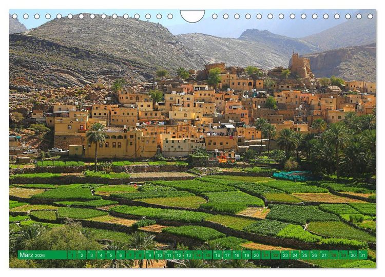 Produktbild: Unterwegs im Weihrauchland Oman (Wandkalender 2026 DIN A4 quer), CALVENDO Monatskalender