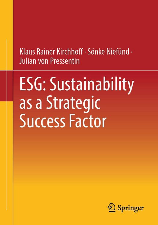 Produktbild: ESG: Sustainability as a Strategic Success Factor