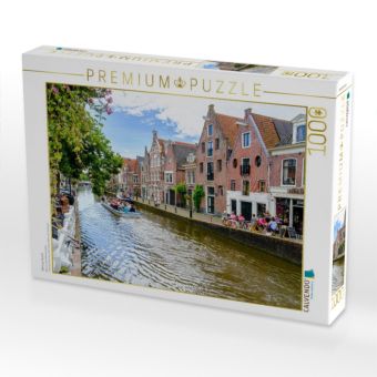 Produktbild: CALVENDO Puzzle Alkmaar Gracht | 1000 Teile Lege-Gr&ouml;&szlig;e 64x48cm Foto-Puzzle f&uuml;r gl&uuml;ckliche Stunden