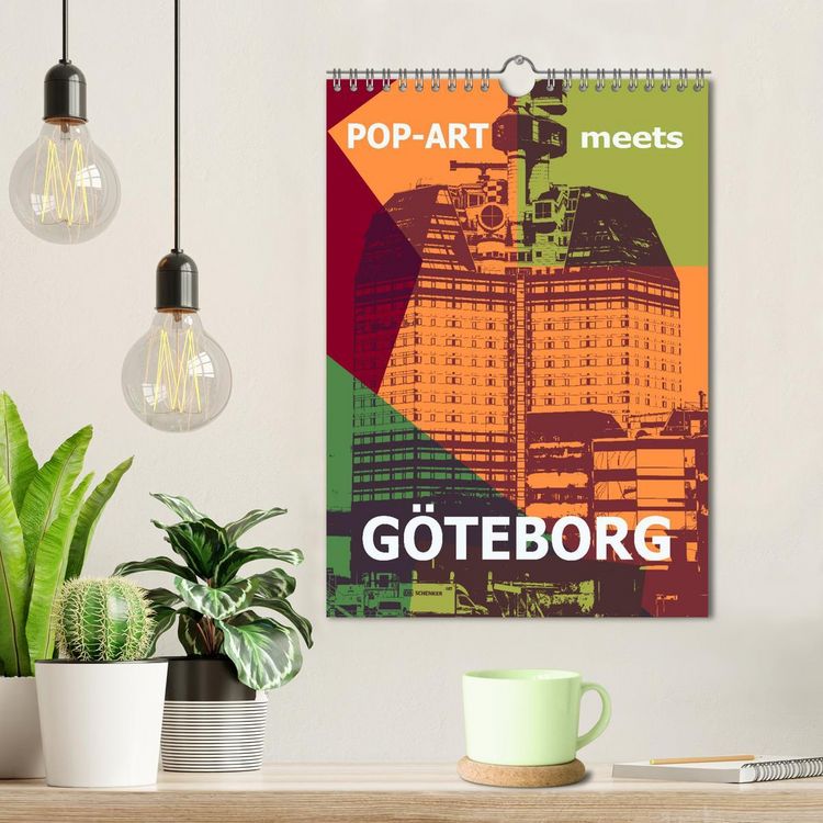 Produktbild: POP-ART meets G&ouml;teborg (Wandkalender 2026 DIN A4 hoch), CALVENDO Monatskalender