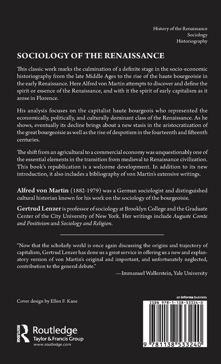 Produktbild: Sociology of the Renaissance