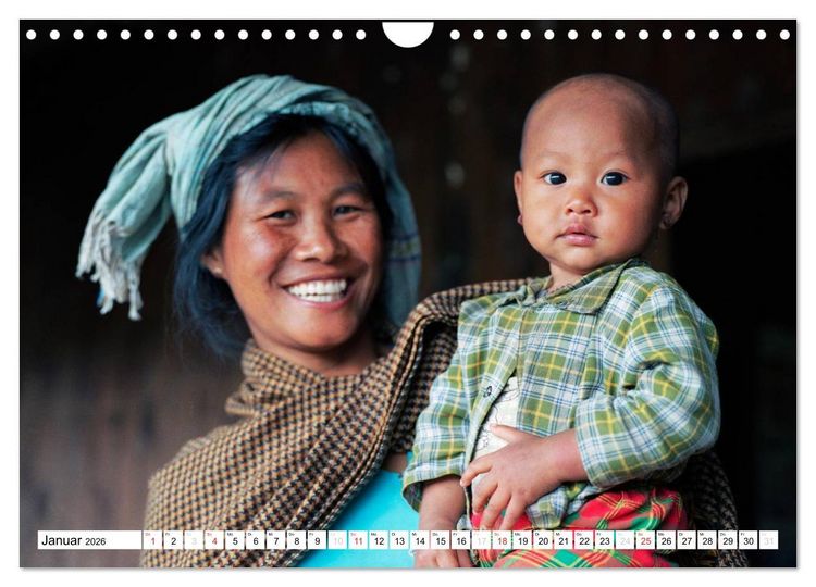 Produktbild: PORTRAITS - Frauen aus aller Welt (Wandkalender 2026 DIN A4 quer), CALVENDO Monatskalender
