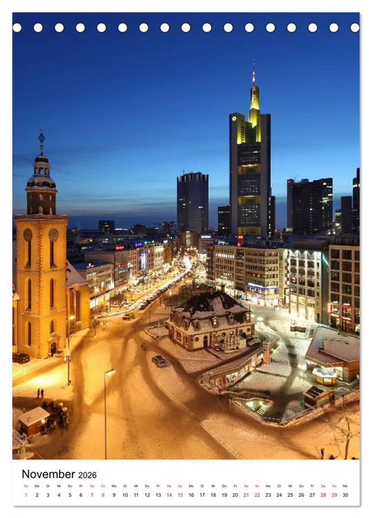Produktbild: Frankfurt am Main 2026 Bilder vom Taxifahrer (Tischkalender 2026 DIN A5 hoch), CALVENDO Monatskalender