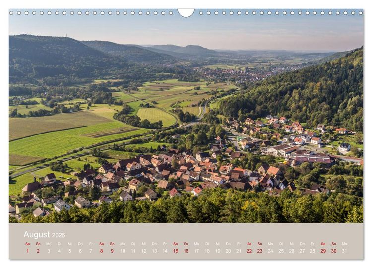 Produktbild: Sch&ouml;ne Aussichten in die Fr&auml;nkische Schweiz (Wandkalender 2026 DIN A3 quer), CALVENDO Monatskalender