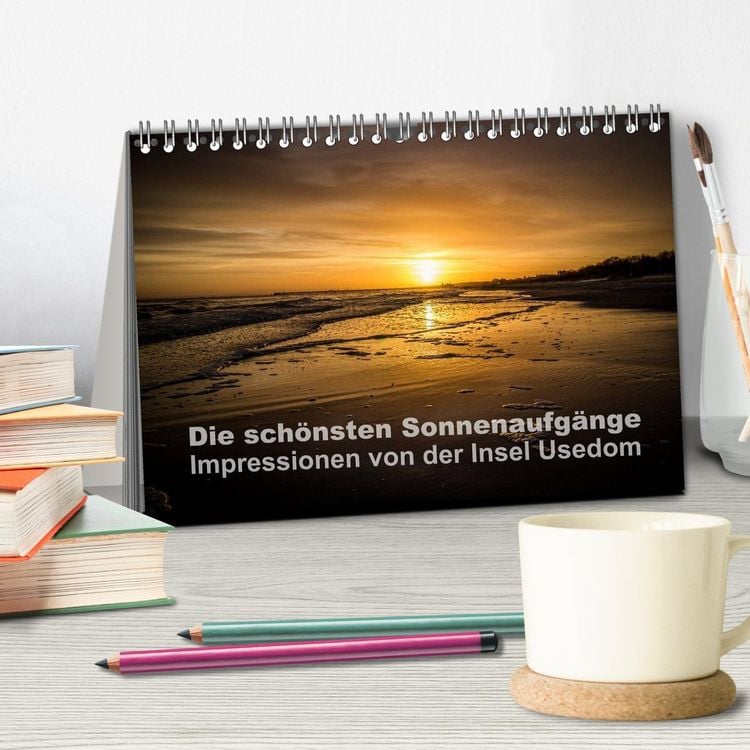 Produktbild: Die sch&ouml;nsten Sonnenaufg&auml;nge (Tischkalender 2026 DIN A5 quer), CALVENDO Monatskalender