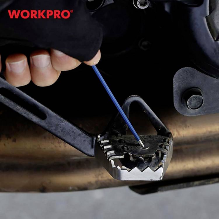 Produktbild: WorkPro Au&szlig;en-Sechskant, Kugelkopf Schraubendreher-Set 1.5 mm, 2 mm, 2.5 mm, 3 mm, 4 mm, 5 mm, 6 mm, 8 mm, 10 mm 1.5 mm, 2 mm, 2.5 mm, 3 mm, 4 mm,