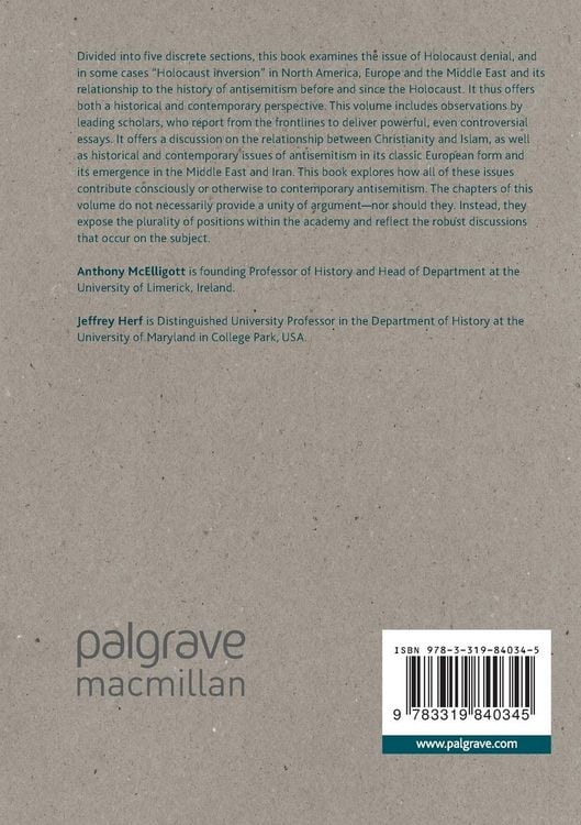 Produktbild: Antisemitism Before and Since the Holocaust