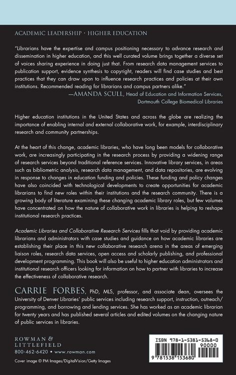 Produktbild: Academic Libraries and Collaborative Research Services