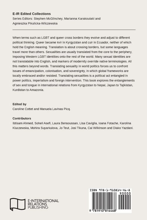 Produktbild: Sexuality and Translation in World Politics