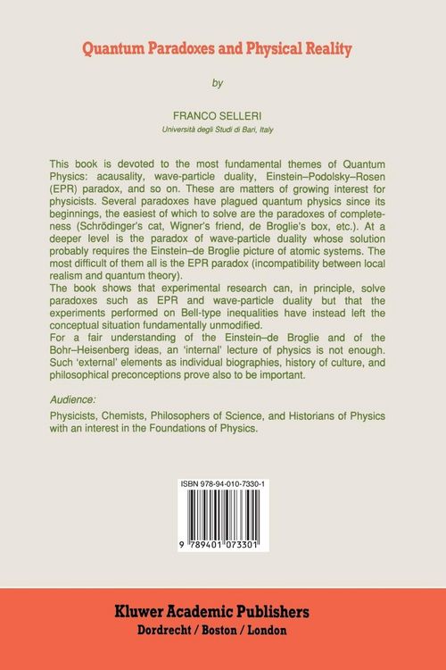 Produktbild: Quantum Paradoxes and Physical Reality