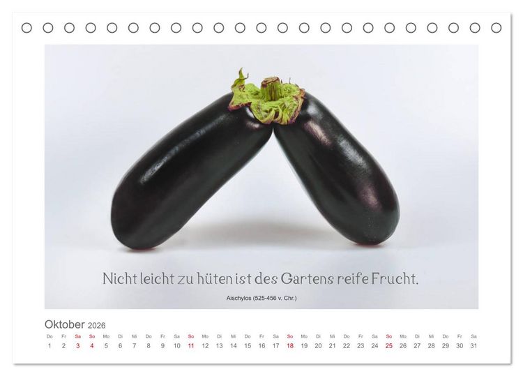 Produktbild: FunnyFood (Tischkalender 2026 DIN A5 quer), CALVENDO Monatskalender