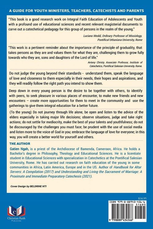 Produktbild: Integral Faith Education of Adolescents and Youth Based on the Principle of Graduality