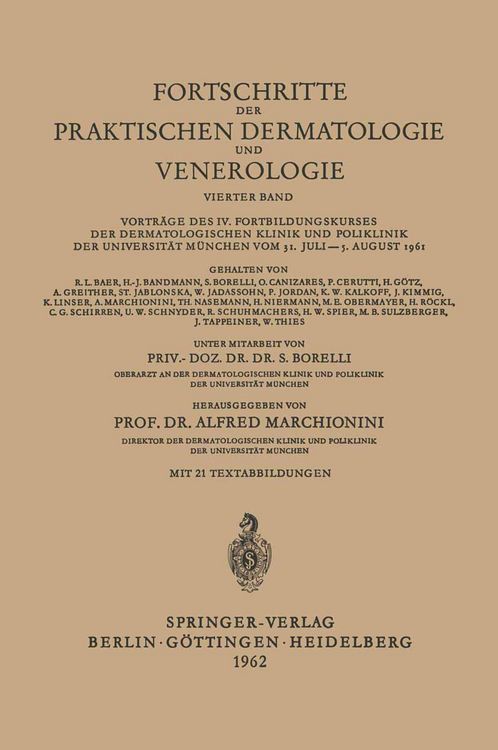 Produktbild: Fortschritte der Praktischen Dermatologie und Venerologie