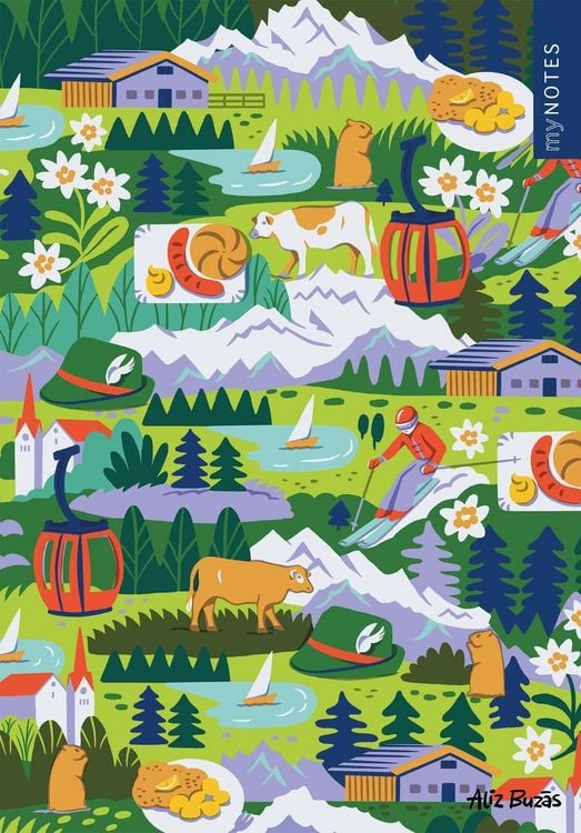 Produktbild: MyNOTES Papeterie: Notizheft &Ouml;sterreich &ndash; Alpenland
