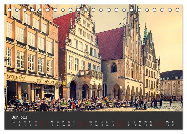 Produktbild: Abenteuer M&uuml;nster - Echt jovel! (Tischkalender 2026 DIN A5 quer), CALVENDO Monatskalender