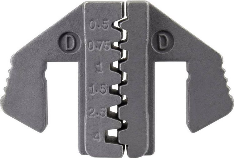 Produktbild: TOOLCRAFT PLE-0D Crimp-Eins&auml;tze Aderendh&uuml;lsen Quetschbereich: 0.5 bis 4 mm&sup2; Passend f&uuml;r Marke (Zangen): TOOLCRAFT PZ-500