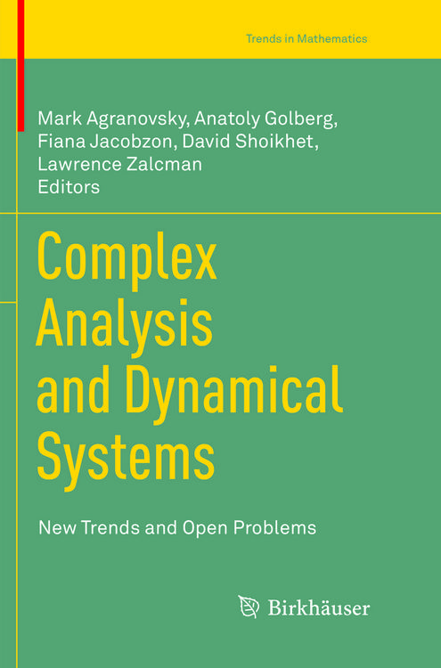 Produktbild: Complex Analysis and Dynamical Systems