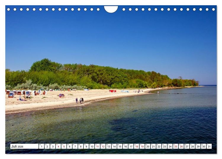 Produktbild: Beckerwitz - Impressionen aus der Wohlenberger Wiek (Wismarer Bucht) (Wandkalender 2026 DIN A4 quer), CALVENDO Monatskalender
