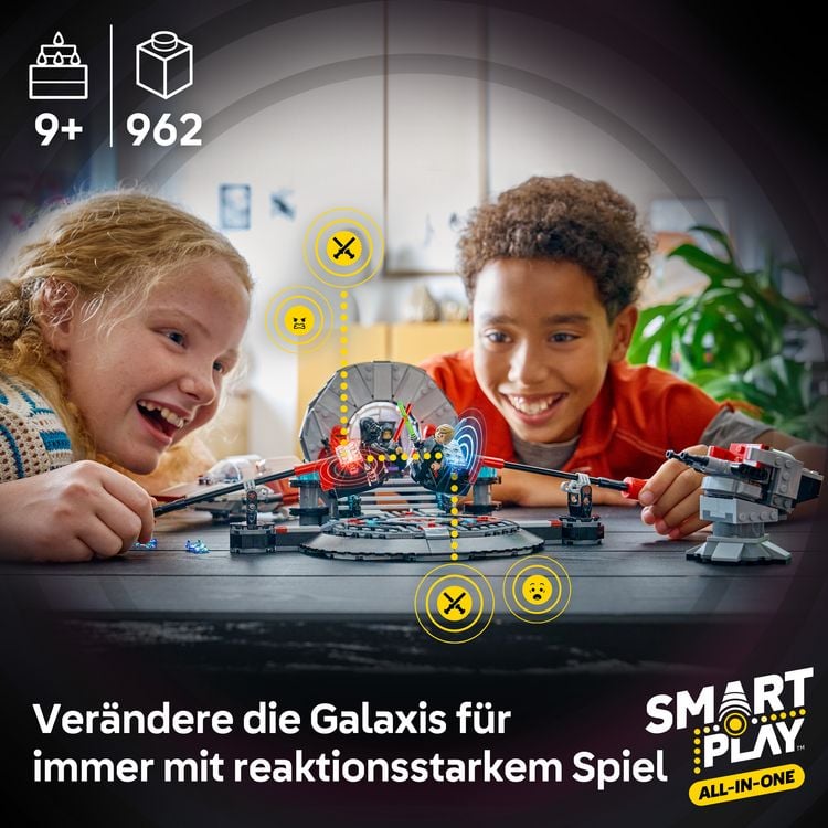 Produktbild: Star Wars 75427 SMART Play: A-Wing und das Duell im Thronsaal, Spielzeug