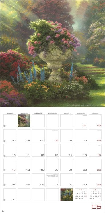 Produktbild: Thomas Kinkade: Land of Light Broschurkalender 2027