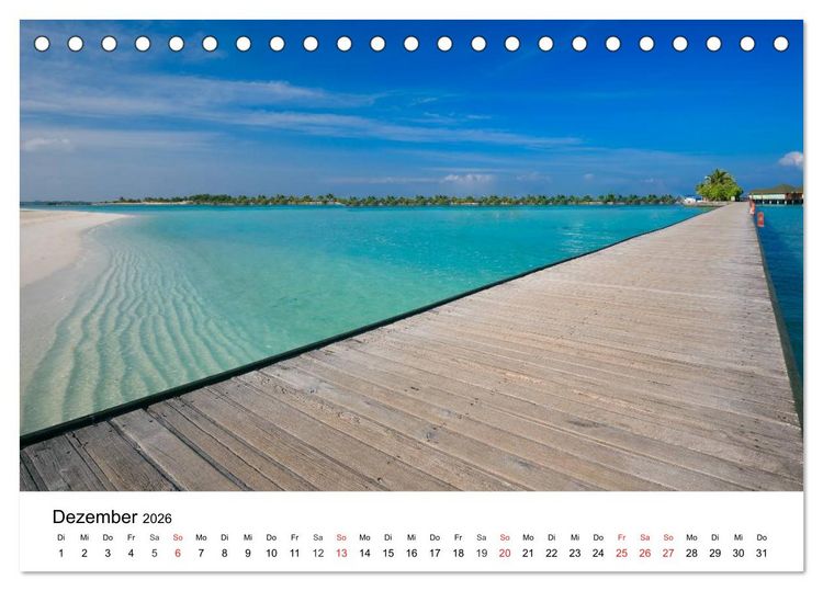 Produktbild: Traumstr&auml;nde in der Karibik (Tischkalender 2026 DIN A5 quer), CALVENDO Monatskalender