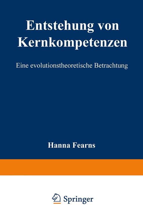 Produktbild: Entstehung von Kernkompetenzen