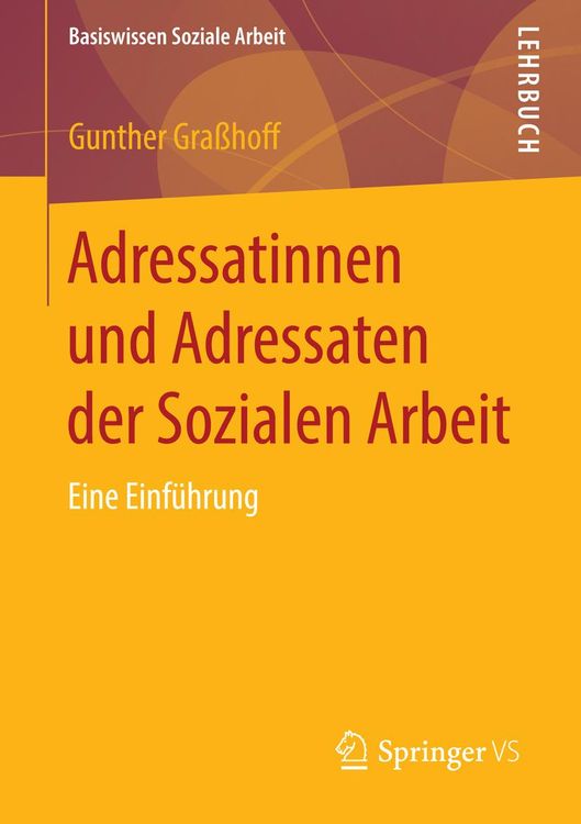 Produktbild: Adressatinnen und Adressaten der Sozialen Arbeit
