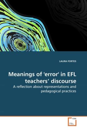 Produktbild: FORTES, L: Meanings of 'error' in EFL teachers' discourse