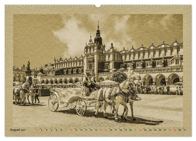 Produktbild: Polen &ndash; Ein Kalender im Zeitungsstil (Wandkalender 2027 DIN A2 quer), CALVENDO Monatskalender