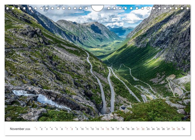 Produktbild: Nordland &ndash; Die Weite Skandinaviens (Wandkalender 2026 DIN A4 quer), CALVENDO Monatskalender