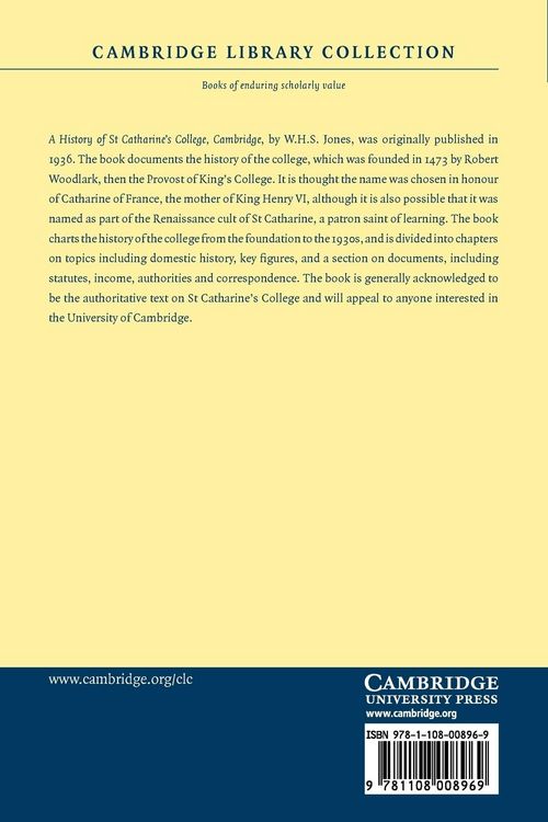 Produktbild: A History of St Catharine's College, Cambridge