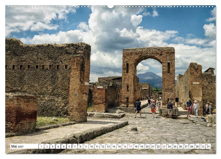 Produktbild: Versteinerte Stadt Pompeji (hochwertiger Premium Wandkalender 2027 DIN A2 quer), Kunstdruck in Hochglanz