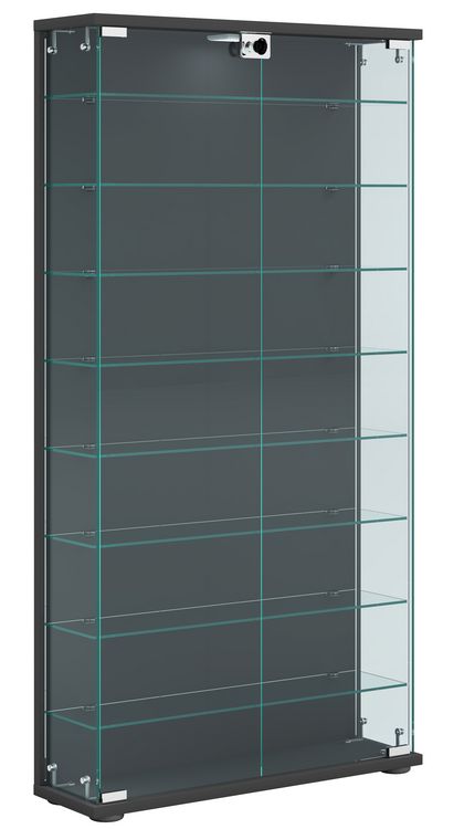 Produktbild: Holz Glas Stand Vitrine Sammelvitrine Stelas L