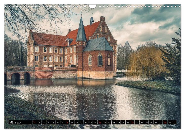 Produktbild: Das M&uuml;nsterland - Meine Impressionen (Wandkalender 2026 DIN A3 quer), CALVENDO Monatskalender